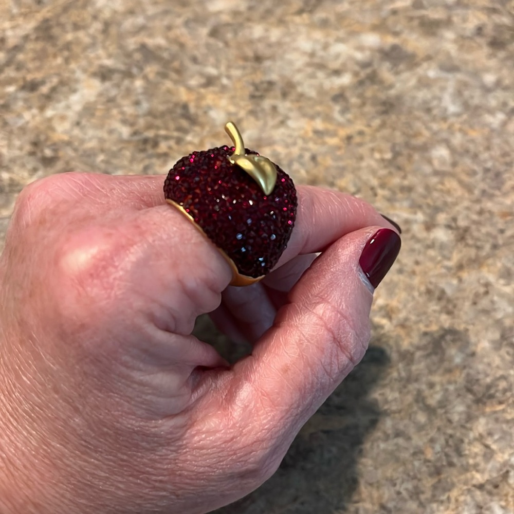 Kate Spade Apple ring